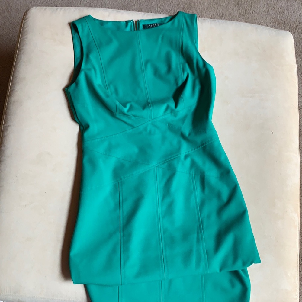 Ralph Lauren Green Dress Size 8